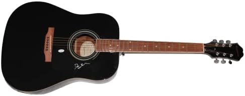 Опасен Дан Толеј Потпишан автограм со целосна големина Гибсон Епифон Акустична гитара w/Jamesејмс Спенс автентикација JSA COA -