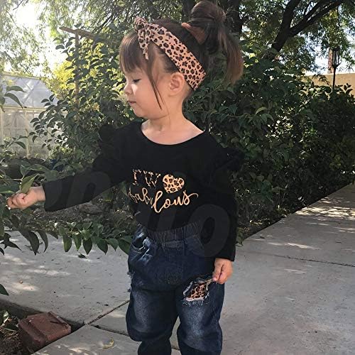 Shalofer бебе девојче 2 -ри роденден облеки за облека од тексас