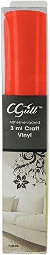 Cgull 15-0010 Cuttable Decor vinyl Red 12 x24