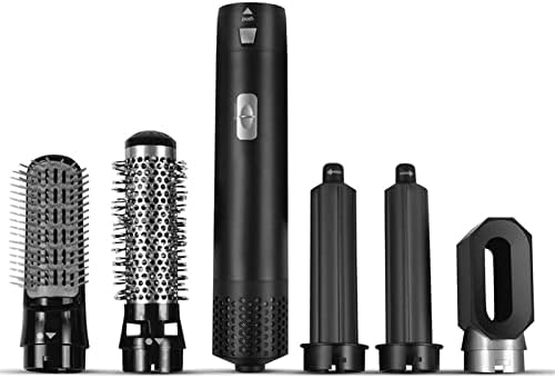 ZLXDP Фен за коса Електричен чешел за чешел за коса, засилен четка 5 во 1 електричен чешел за воздух за стилизирање на косата за стилизирање
