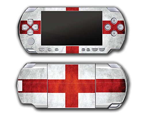 Дизајн на знамето на Англија Видео игра Винил Деклар налепница на кожата на кожата за Sony PSP PlayStation Protable Original MAT 1000 Series