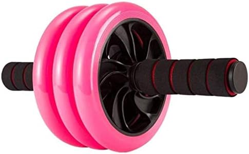 YFDM Не-лизгачки рачка за фитнес тркало AB ролери за вежбање на абдоминално јадро, тркало со двојна намена