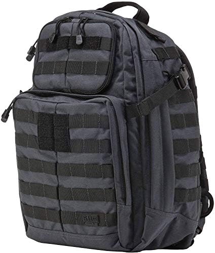 5.11 Тактички Rush24 Воен ранец, пакет со рак на торбички од мол, 37 литарски медиум, стил 58601