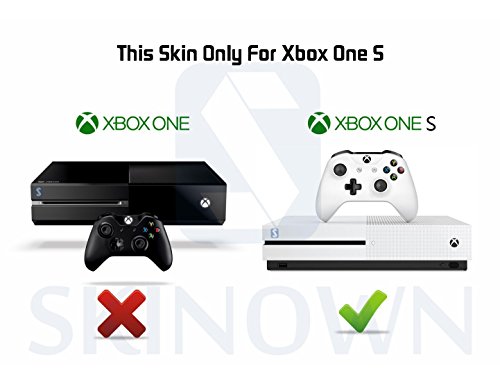 Скинаун Налепница За Кожа За Microsoft Xbox One S Тенок Конзола и 2 Контролер