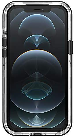 Животно Отпорен Случај Од Следната Серија за iPhone 12 Pro Max-Црн Кристал