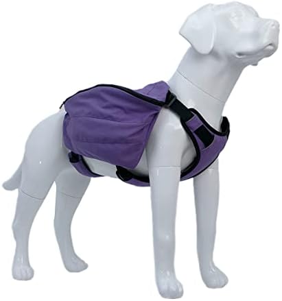 Lovelonglong Куче Ранец За Пешачење, Мултифункционален Куче Ден Пакет Патент Куче Седло Торба Отворено Пешачење Ранец со 2 Обемни Странични Џебови