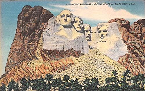 Национален споменик на планината Рушмор, Блек Хилс, разгледници на СД Јужна Дакота
