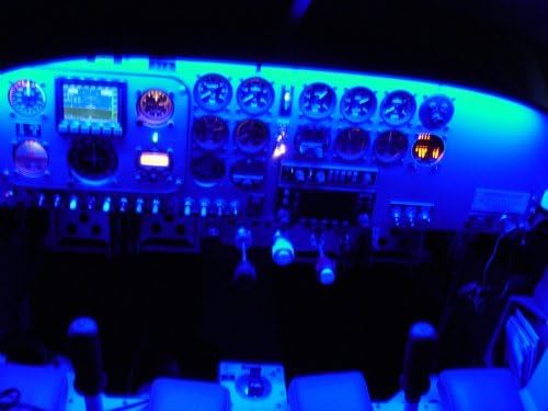 Пилот Светла ДВОЈНА БОЈА ЛЕД Ленти Авто Авион Авион Р В Брод Внатрешни Кабина Кокпит ПРЕДВОДЕНА Осветлување 12ВДЦ