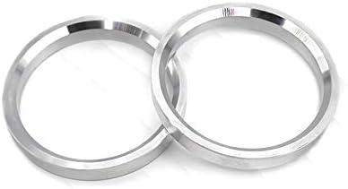 Центрични прстени со алуминиумски алуминиумски центри 73,1 до 72,6, сет од 4 - перформанси на шипки за перформанси се вклопуваат во центарот