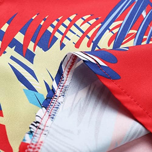 Ракав Машки Летен Врв Блуза Обични Кратки Кошули Пролет Печатени Модни Плажа Мажи Кошули Вискоза Вратот Врвови Мажи