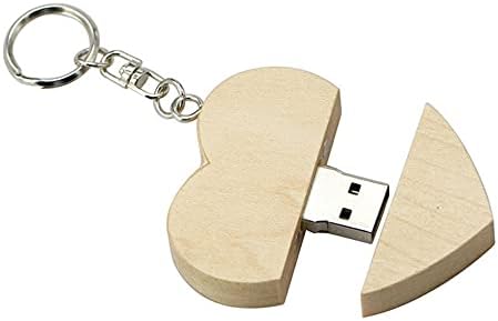 4GB Дрво Облик НА Срце USB Флеш Диск USB Дискови Меморија Стап Палецот Дискови USB Стап USB 2.0 Пенкало Диск Датум Складирање Поштенски Диск