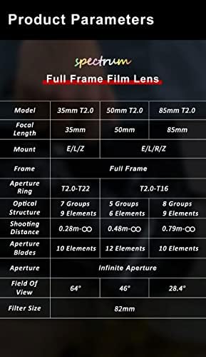 7артизани 85мм Т2. 0 Целосна Рамка Голема Решетка Кинематографски Професионален Филмски Објектив За Никон З Монт Камера З6