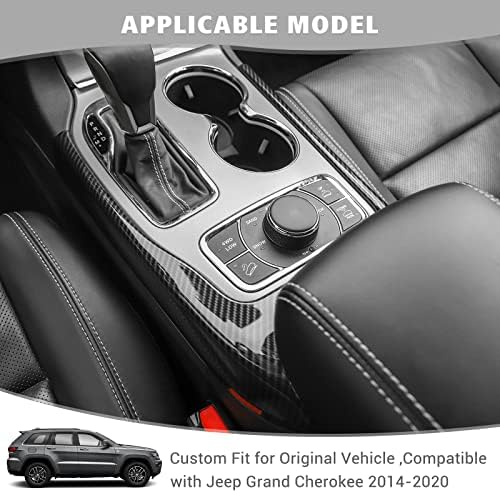 Jimen компатибилен со Jeep Grand Cherokee 2014-2020, Trim Cover Cover Cover Shift Shift