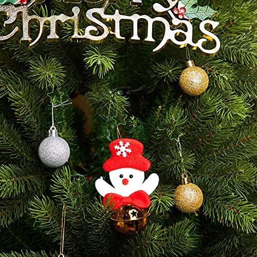 Hotop 100 парчиња Божиќни украси куки куки од не'рѓосувачки челик во форма на starвезда во форма на новогодишни куки за новогодишни куки