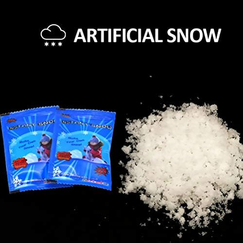 Амосфун 15 парчиња Снежна САМОДОВЕРБА Симулација На Вештачки Снег Во Прав Снег Изведете Реквизит Снабдување Со Божиќни Материјали