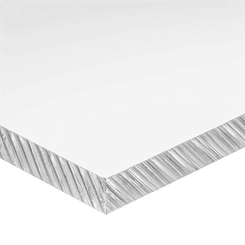 Транспарентен поликарбонат пластичен лим, долг 1/8 дебел x 24 широк x 24