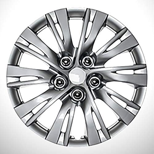 Елита Auto Chrome Silver 10 Split Spoke Spoke 16 'Обвивки за тркала погодни за Toyota Camry 2012-14