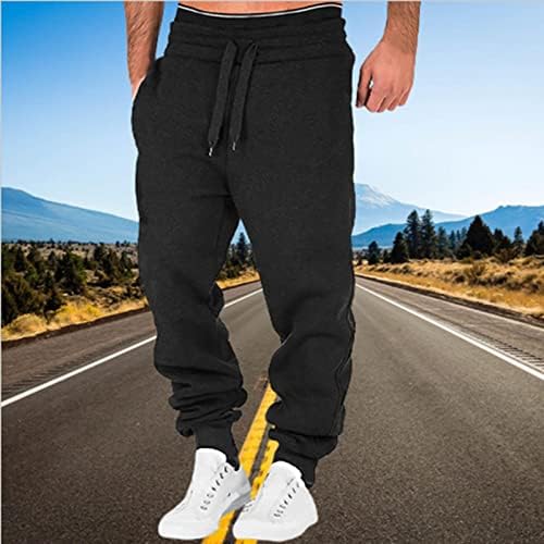 Фупинодирани џемпери за мажи, машка џемпери атлетски панталони за мажи за мажи лесни салата за пешачење за пешачење водоотпорни