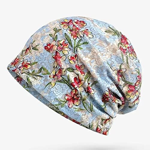 PDGJG Nightcap Women'sенска баба капа есен и зимска спиење Зимска плус кадифена мајка капа