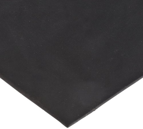 Лист EPDM, црн, 0,093 дебела, 4 ширина, должина од 36 , 60A durometer, ASTM D2000 Ba