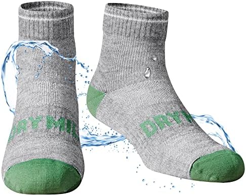 Активни водоотпорни чорапи со Drymile, перничето за дишење, пешачење, зимски водоотпорни чорапи за мажи и жени - глужд