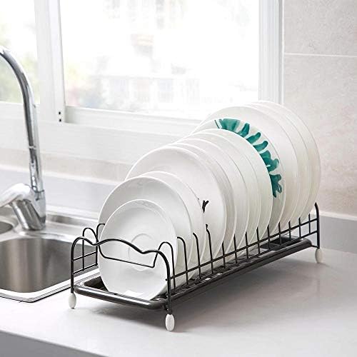 Zyzmh железо кујнски сад за сушење на решетката со држач за садови за чување на садови