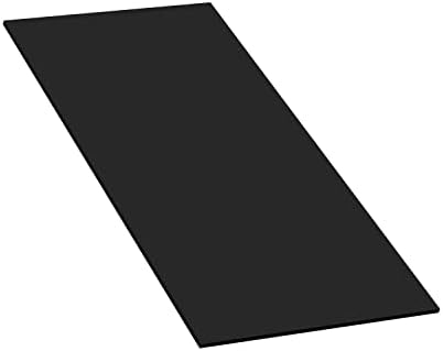 Мега формат Проширени ПВЦ пластични чаршафи - 6 x 12 Цврст црн лист за занаети, сигнали и дисплеи - Sintra, PVC табла на Celtec - Водоотпорна