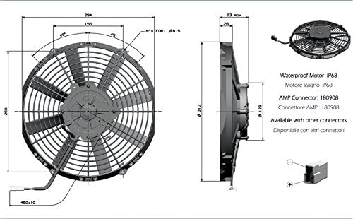 GC ладење 90050188-11 Полебник за вентилатор за електрично ладење со средни перформанси