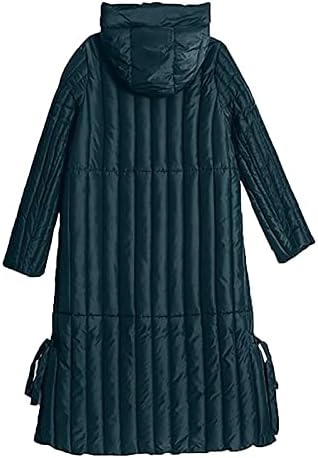 Комплетна ракав Зимска пуферка јакна Памук на лади, вклопена капчиња со капчиња со цврста енканто удобност зипуп