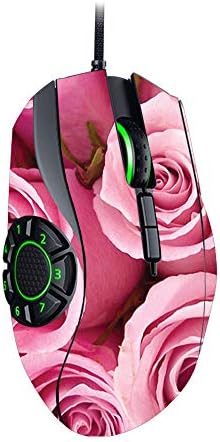 MOINYSKINS SKINE компатибилна со Razer Naga Hex v2 Gaming глушец - розови рози | Заштитна, издржлива и уникатна обвивка за винил декларална