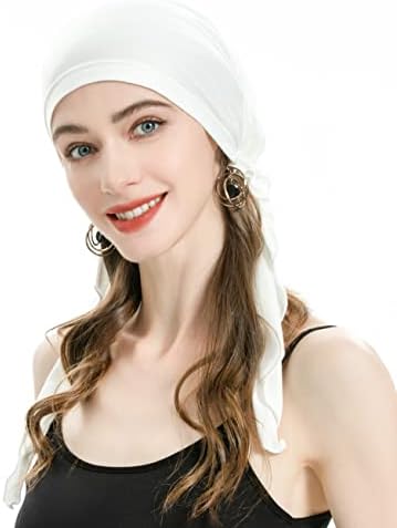 Zlyc Chem Chem Hoardwear Pre врзана шамија на главата на главата на главата, лесен турбан, капа за жени