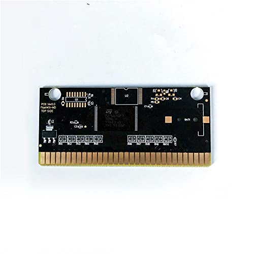 Кралска ретро Пит Сампрас Тенис ЕУР ЕУР ЕУЛАТ FLASHKIT MD ELECTRESS Gold PCB картичка за Sega Genesis Megadrive Video Game Console