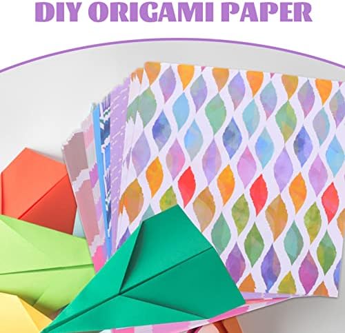 Squiroro ScrapBooking хартија оригами комплет 5 книги оригами хартија DIY преклопни хартиени листови хартија за занаетчиски