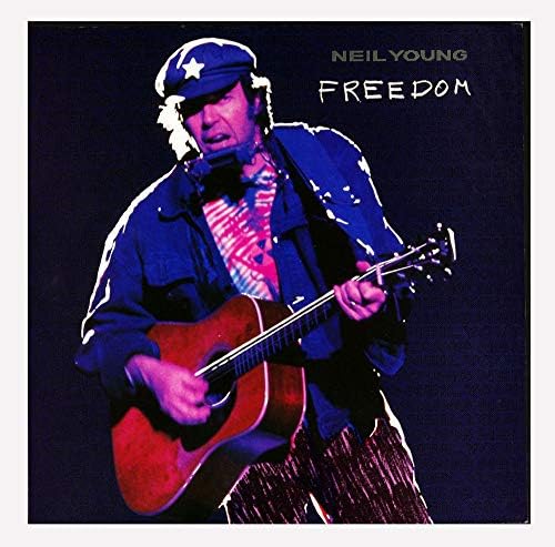 Нил Јанг Постер Стан 1989 Промоција на албумот за слобода на слобода 12 x 12