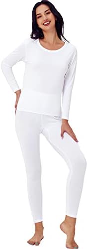 Jzcreater жени термички долна облека сет, жени долги nsонс база на горниот и долниот слој, зимска пижама поставена за ладно време