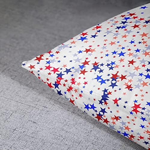 Денот на Денот на независноста на британскиот ден 4 -ти јули, фрли перница за перници 18x18 инчи домашен декор сет од 4 американски