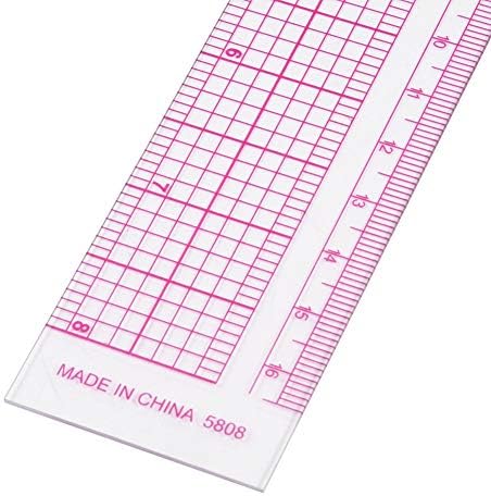 L-Рулер, 90 степени професионална пластична мерка за мерење на мерка за мерка на владеење на занаетчиска алатка Француска крива