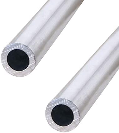 Аопин тркалезна алуминиумска цевка 13мм/0,51 ID x 15mm/0,59 OD x 300mm/11,8 должина, лесна алуминиумска директна цевка 2 парчиња