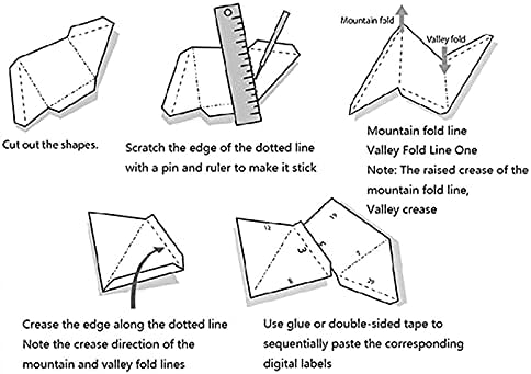 WLL-DP 3D лав глава хартија модел Трофеј за хартија рачно изработена игра DIY хартија за хартија за оригами скулптура скулптура Фото