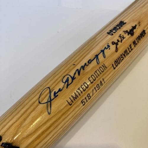 Прекрасен oeо ДиМаџо потпишан модел на игра Бејзбол лилјак JSA COA - Автограмирани лилјаци во MLB