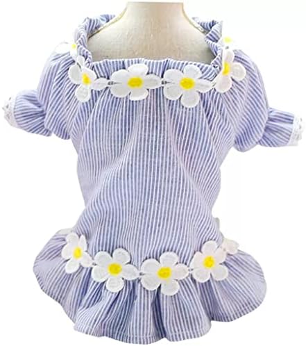 Облека за кученца од iuljh цветни здолништа миленичиња фустани летни додатоци облека