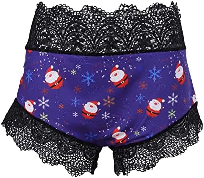 Xiloccer пот панталони поставени жени печатени долна облека сет Cami за спиење пижами чипка Божиќни шорцеви без ракави жени