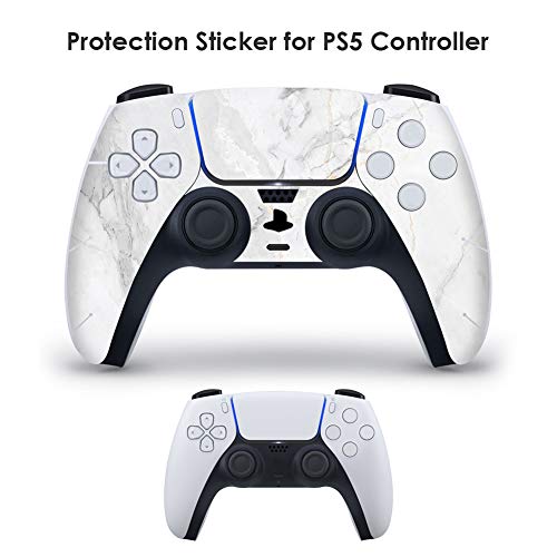 Камуфлажа налепница на кожата за PS5 контролер, водоотпорен заштитен заштитен деклариран покрив што е компатибилен за PlayStation