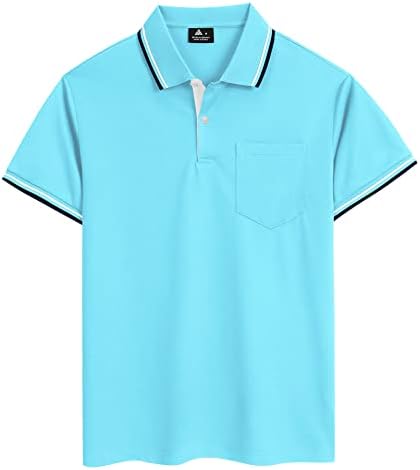 Lldress mens обични поло маици летни кратки ракави тактички голф тениски маици