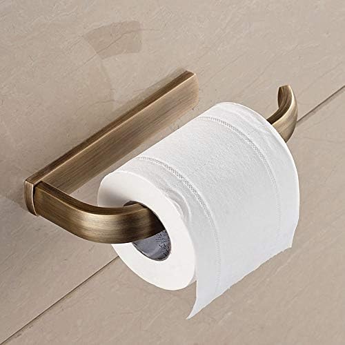 Раксинбанг Целосна Големина На Држачот За Ретро Ролна Од Бакар 19см2, 5см Држач За Хартиена Крпа Држач за тоалетна Хартија држач за хартиена крпа