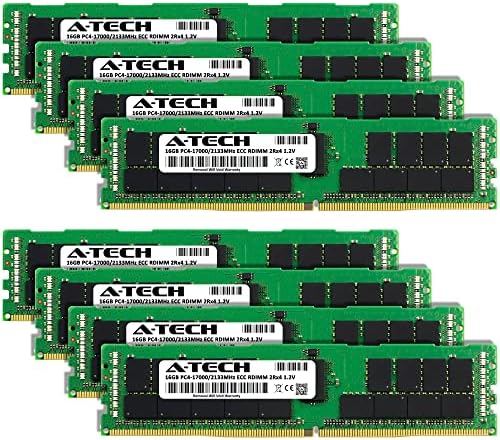 A-Tech 128gb Комплет Меморија RAM МЕМОРИЈА За Supermicro X10SRA-F-DDR4 2133MHz PC4 - 17000 ECC Регистрирани RDIMM 2rx4 1.2 V-Сервер