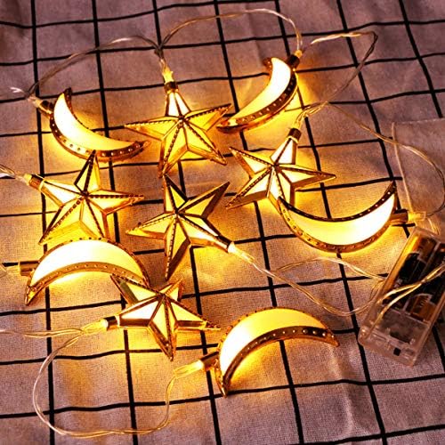 Aoof LED Sky Star Star Firghts Libirs String Lights свадба Божиќна празничка ламба Рамадан украси