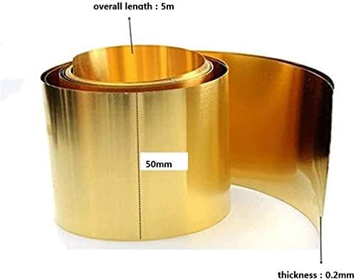 Z Креирај дизајн месинг плоча H62 Тенка метална плоча во месинг бакарен лист за обработка на метал, дебелина: 0. Должина од