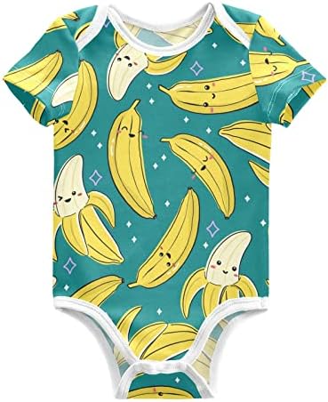 vvfelixl бебешки каросерии со краток ракав памук облека за бебиња за момчиња смешни бебешки костуми за девојчиња 0-24 месеци