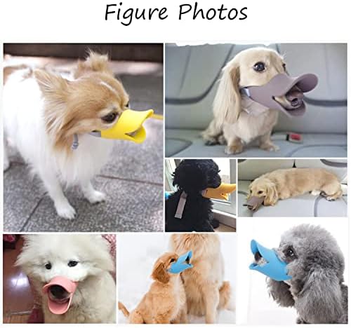 Накоко анти-залак патка уста форма куче уста ја покрива анти-повидената муцка маски за миленичиња уста постави залак-докажан силиконски